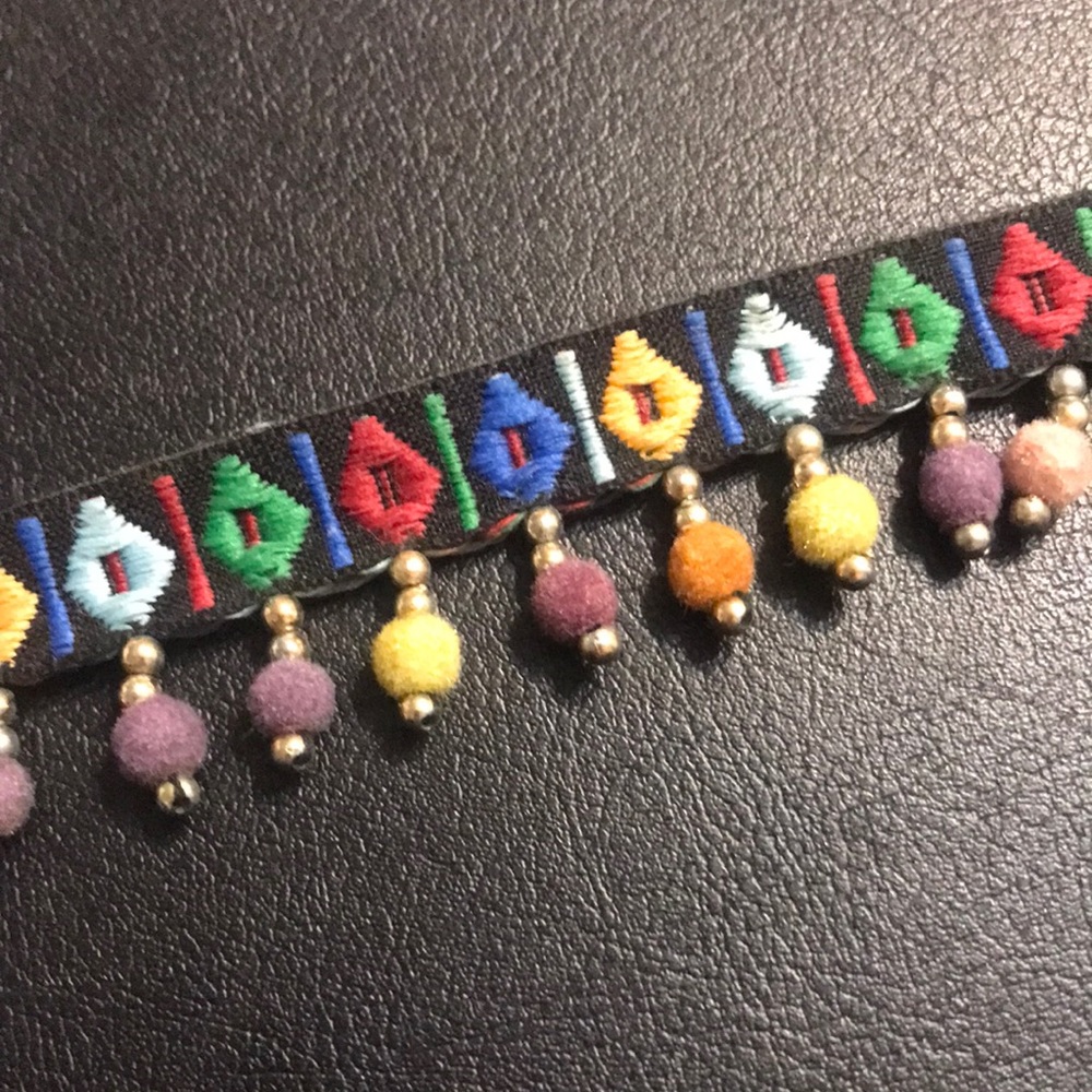 Boho Multi Colored Choker - image 1
